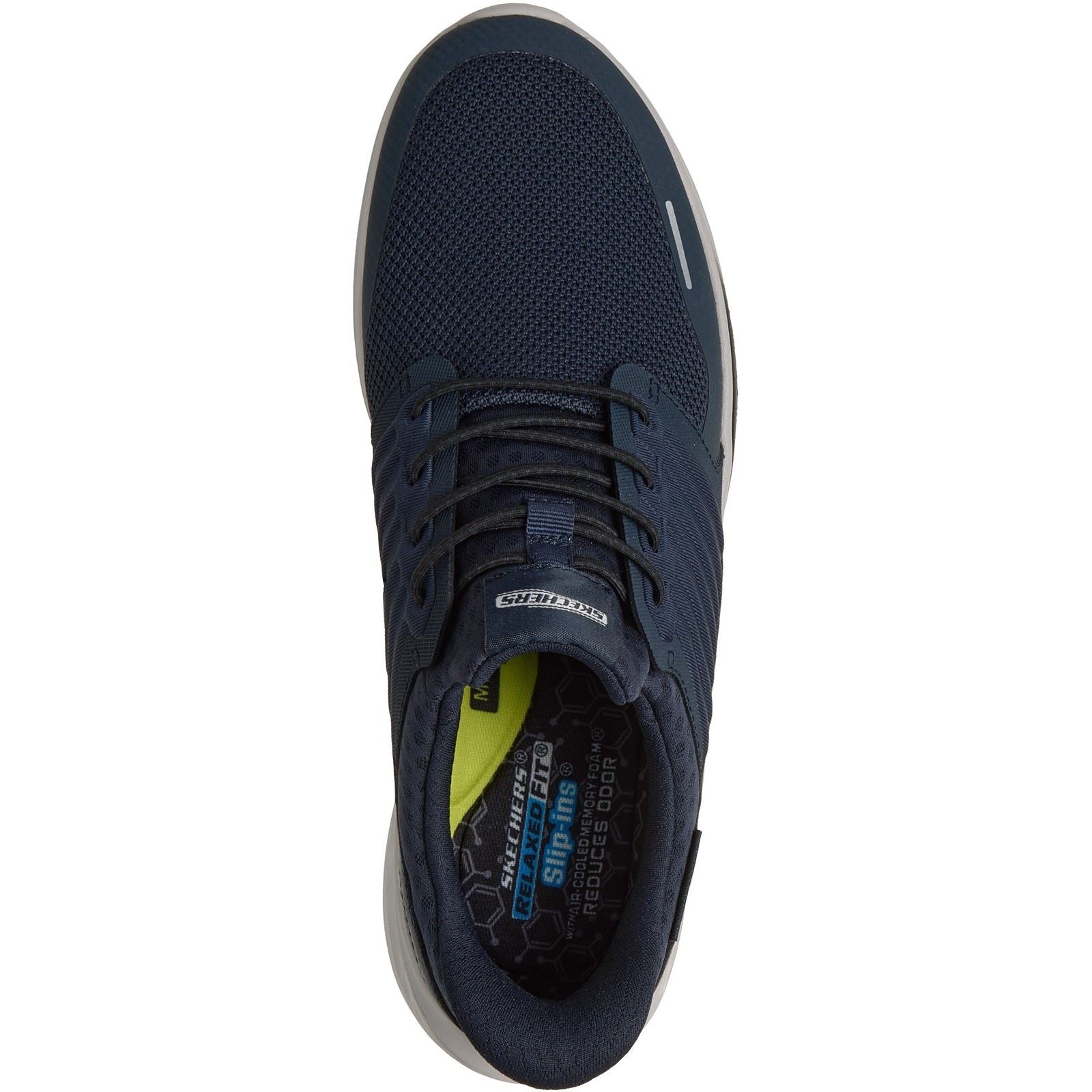 Skechers Slade Luther Men's Navy Synthetic / Mesh Trainers