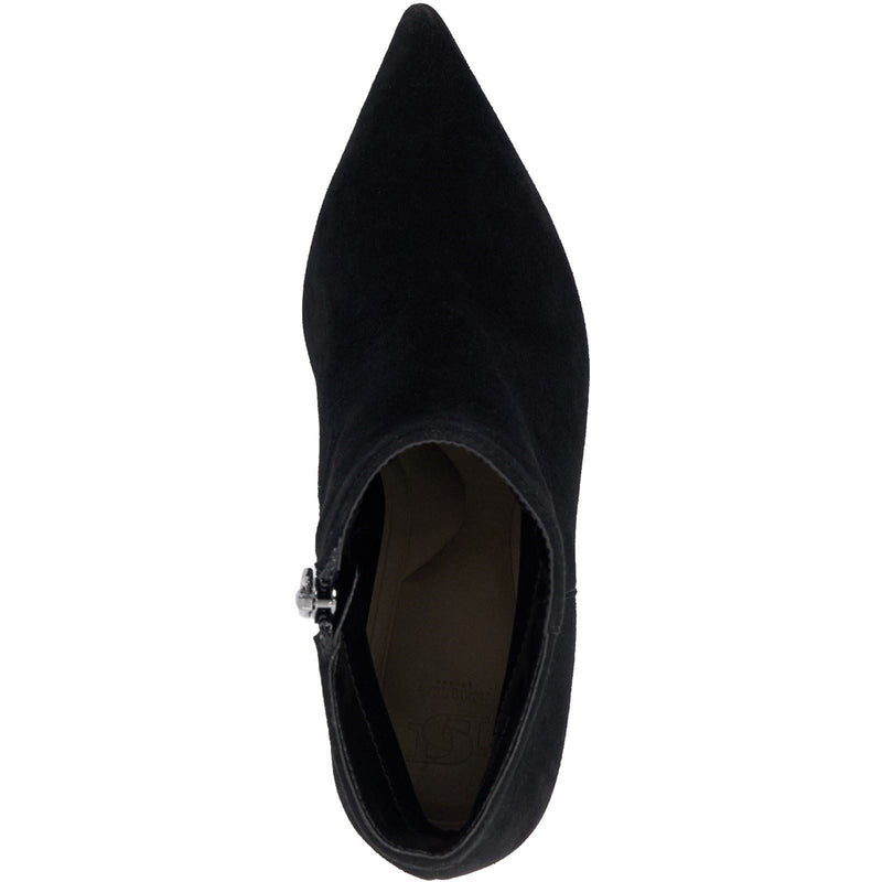 Dune Obsessively Suede Women's Black Heeled Ankle Boots