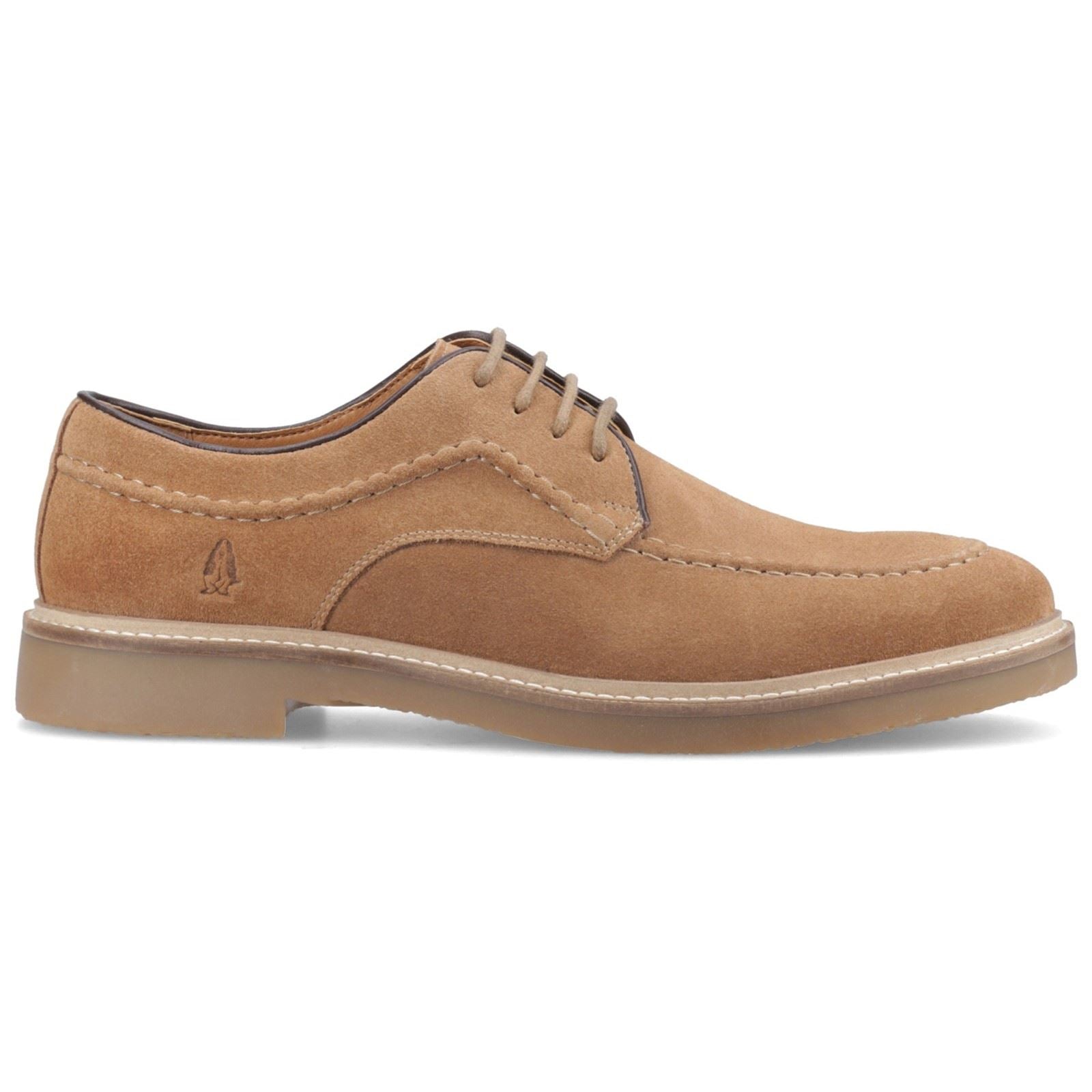 Hush Puppies Genny Leather Men's Taupe Lace-Up Shoes