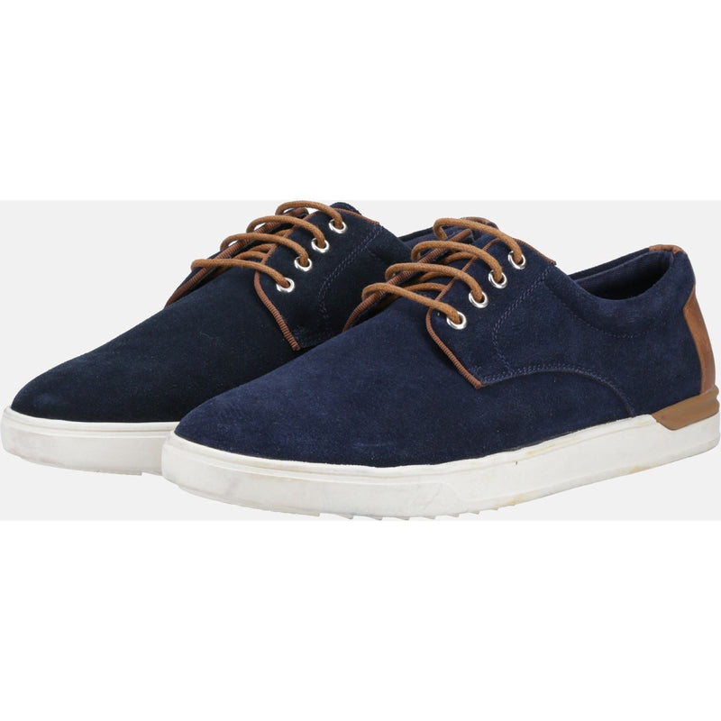 Hush Puppies Joey Suede Men's Navy Lace-Up Shoes