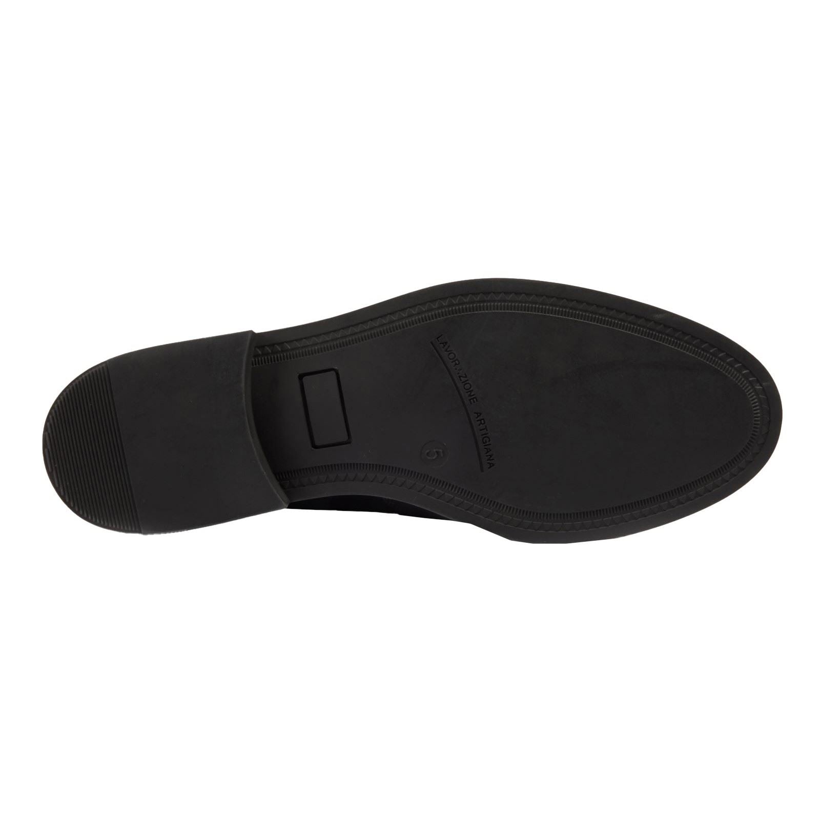 Pod Islay Leather Youth Girl's Black Loafers