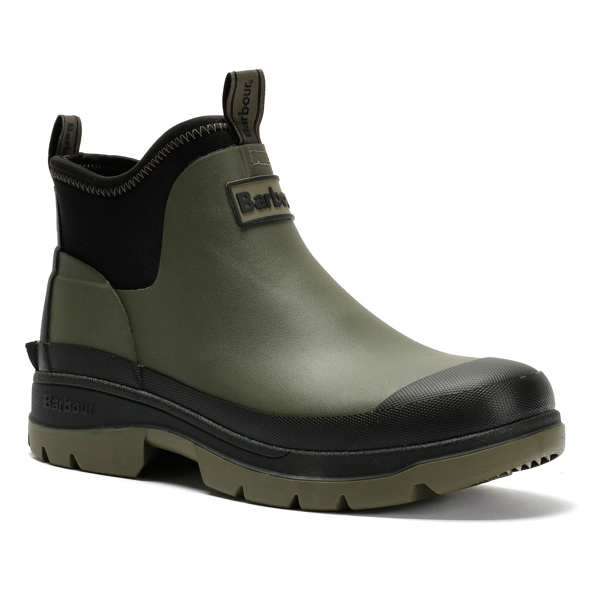 Barbour Ridge Men's Uniform Green Ankle Wellington Boots
