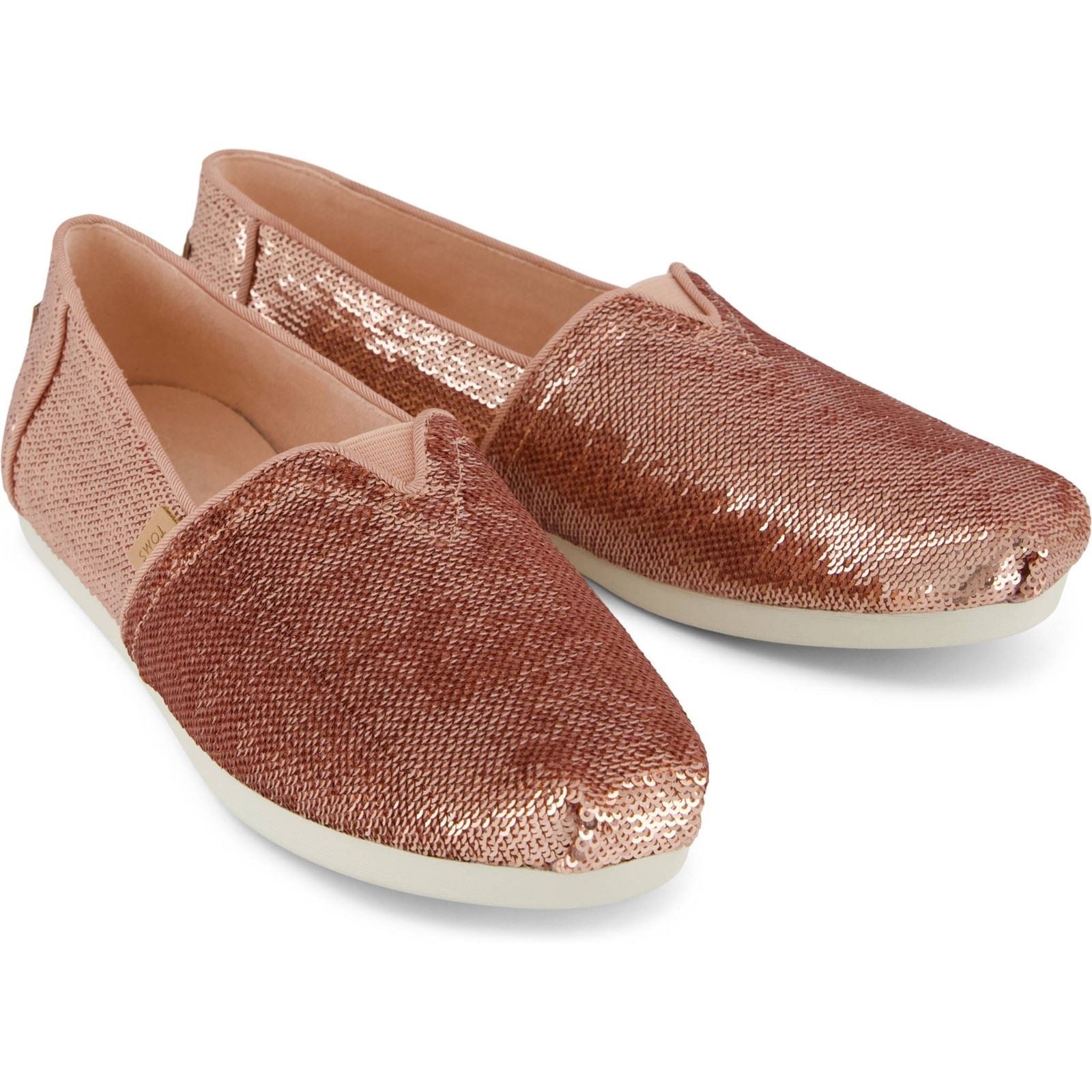 TOMS Alpargata Sequins Textile Women's Rose Espadrilles