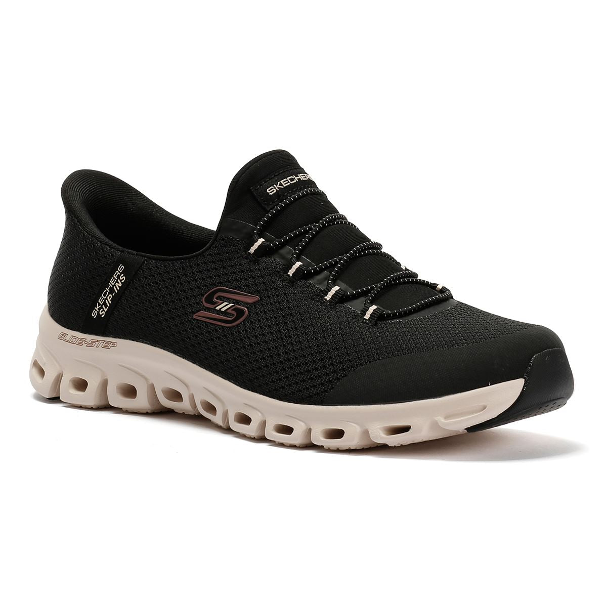 Skechers Slip-Ins Glide Step Vibey Mesh Women's Black Trainers