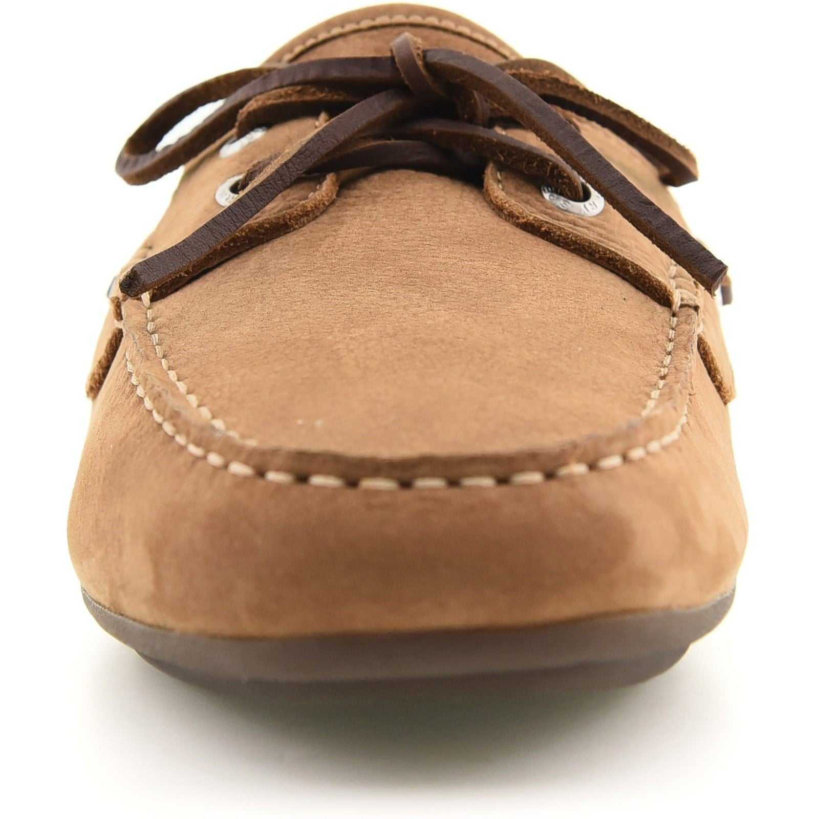 Sperry Orland 2-Eye Driver Leather Men's Tan Boat Shoes