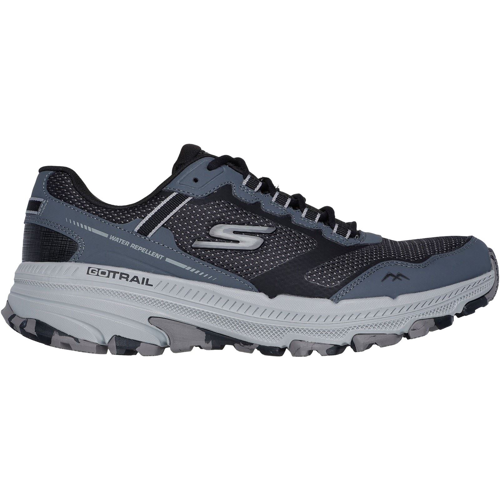 Skechers Performance GO RUN Trail Altitude 2.0 Marble Rock 3 Leather Men's Black/Grey Trainers