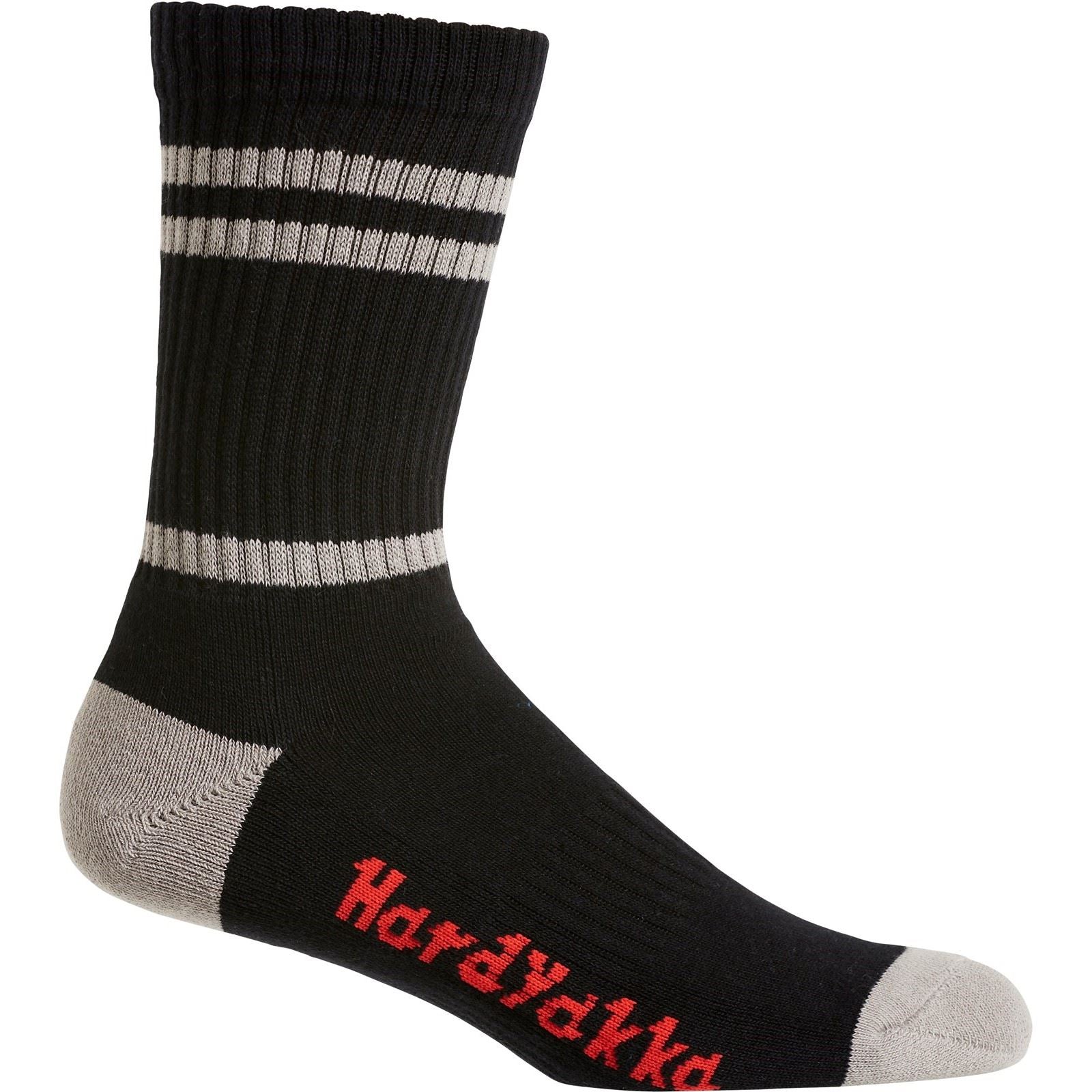 Hard Yakka Crew Cotton Multicoloured Work Socks