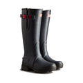 Hunter Balmoral Adjustable Rubber Women's Navy/Peppercorn Wellington Boots