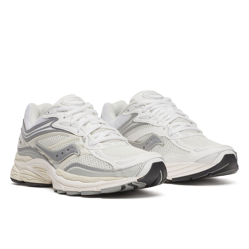 Saucony ProGrid Omni 9 White/Silver Trainers