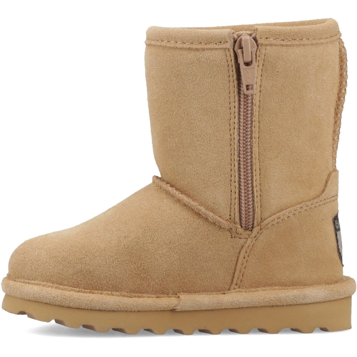 Bearpaw Elle Toddler Suede Girl's Coffee Winter Mid Calf Boots