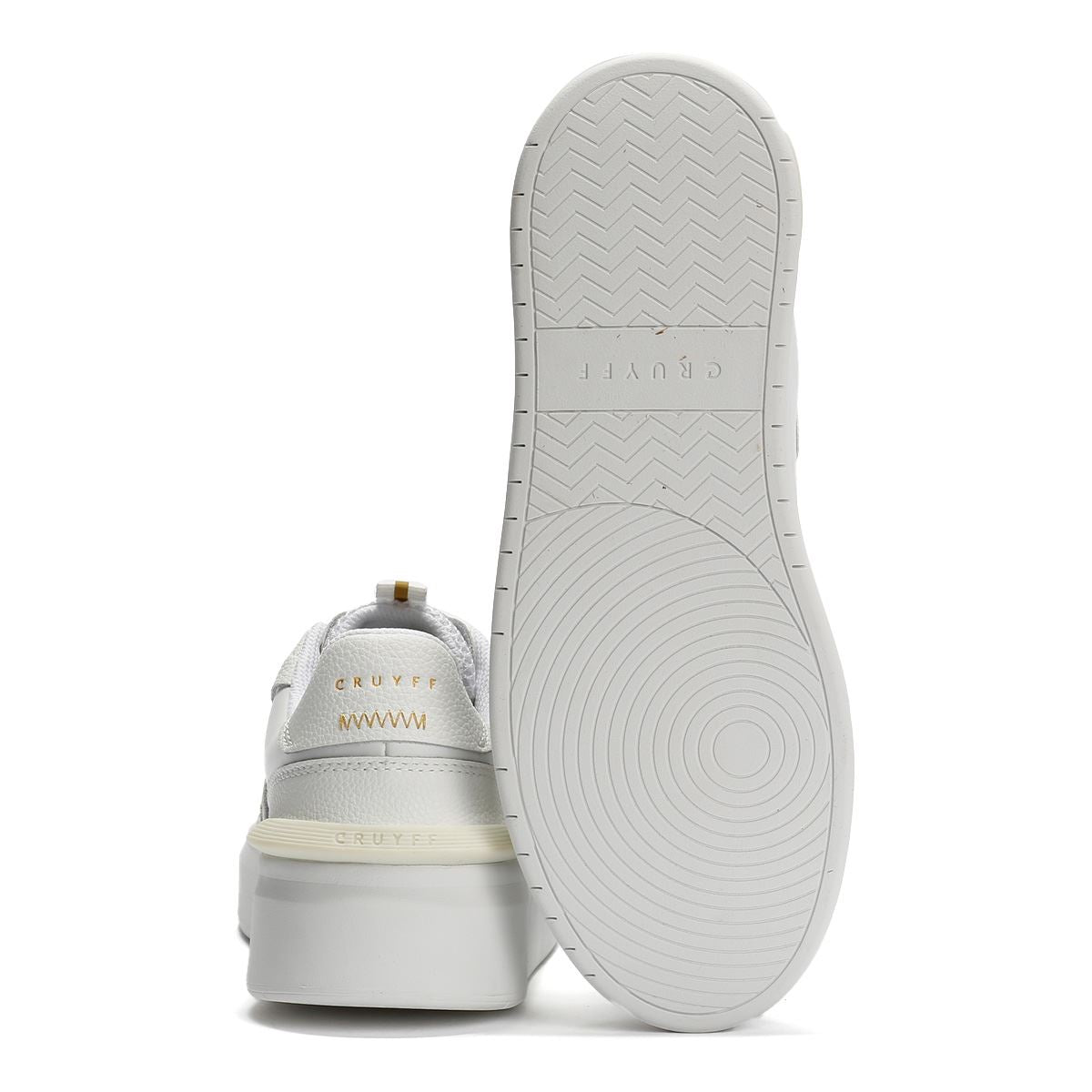 Cruyff Endorsed Tennis Leather Men's White Trainers