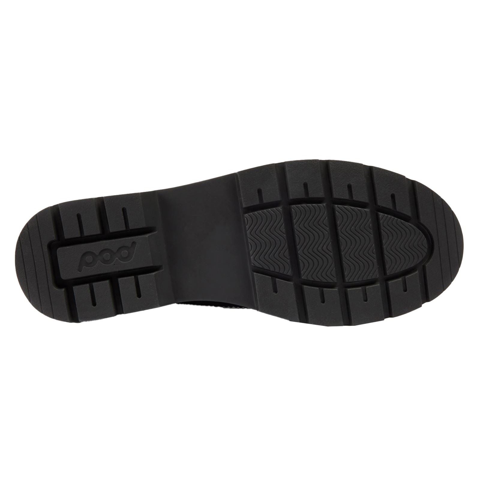 Pod Fiona Smooth Leather Youth Girl's Black Brogues
