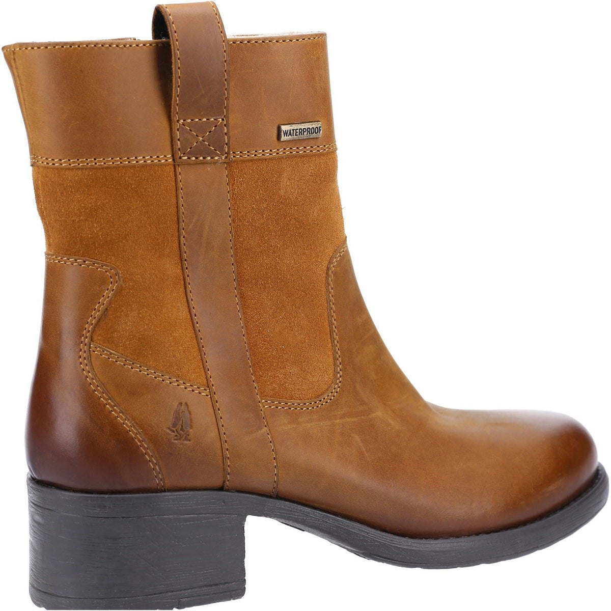 Hush Puppies Saskia Leather Women's Tan Boots