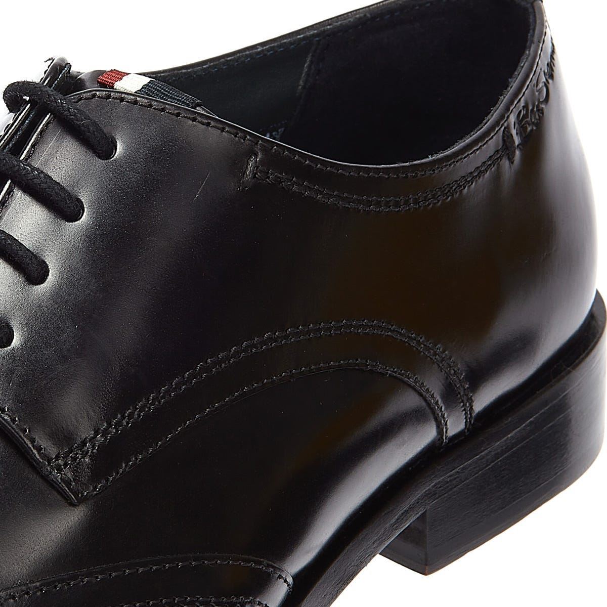 Ben Sherman Kingston Derby Mens Black Shoes