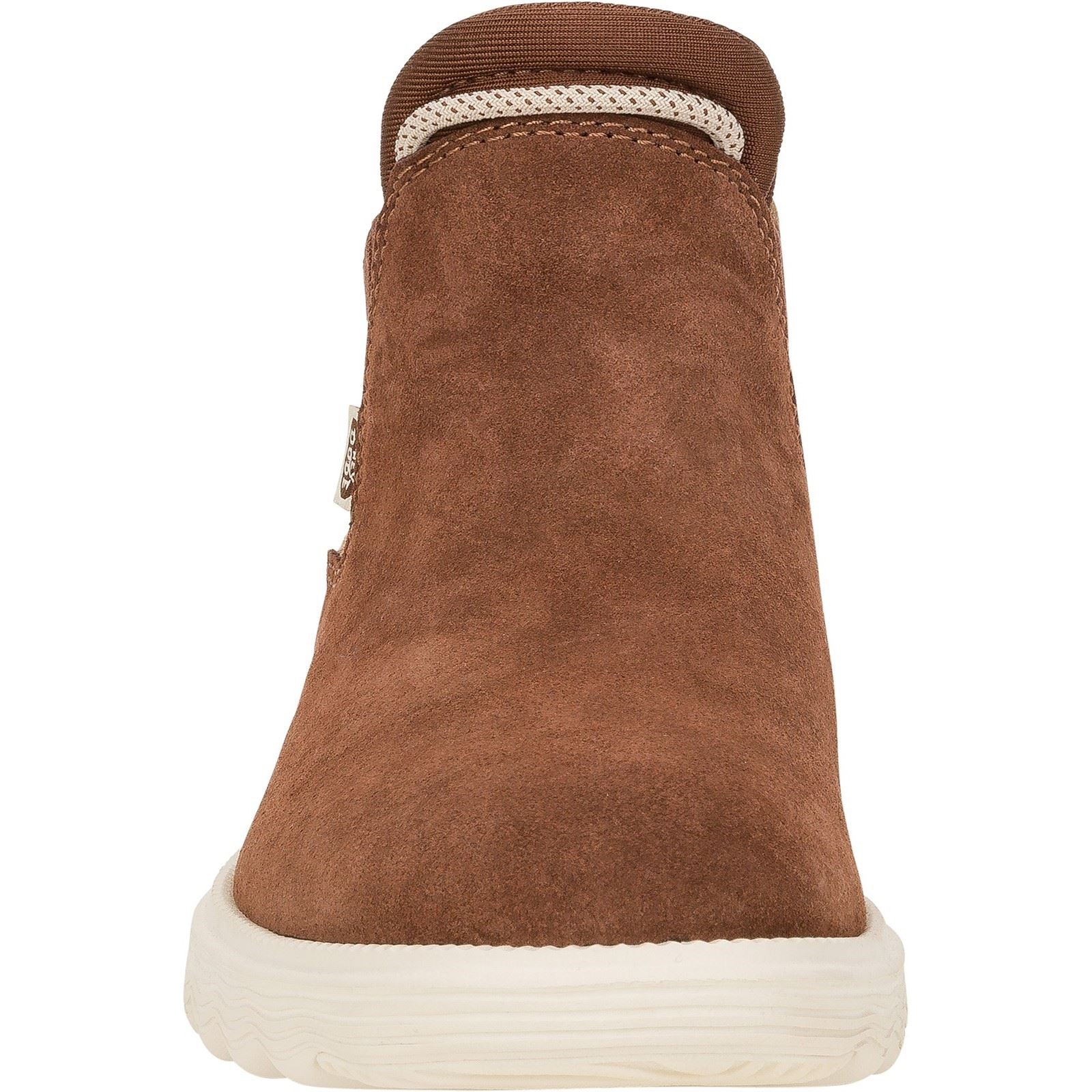 HEYDUDE Branson Novelty Leather Women's Brown/Snake Boots