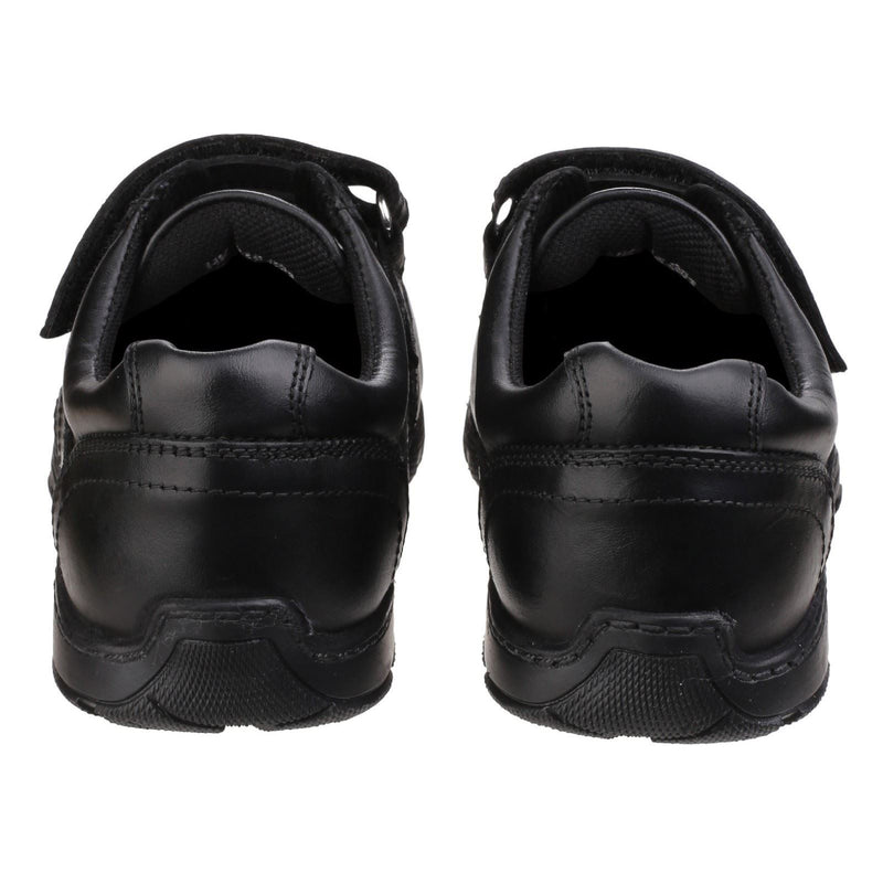 Hush Puppies Freddy 2 Senior Leather Boys's Black Shoes
