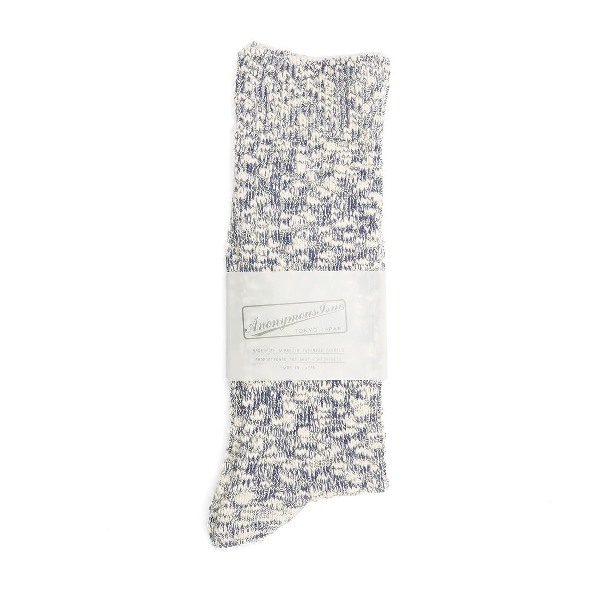 Anonymous Ism Lightweight Slub Crew Cotton Men's Bonnet Socks