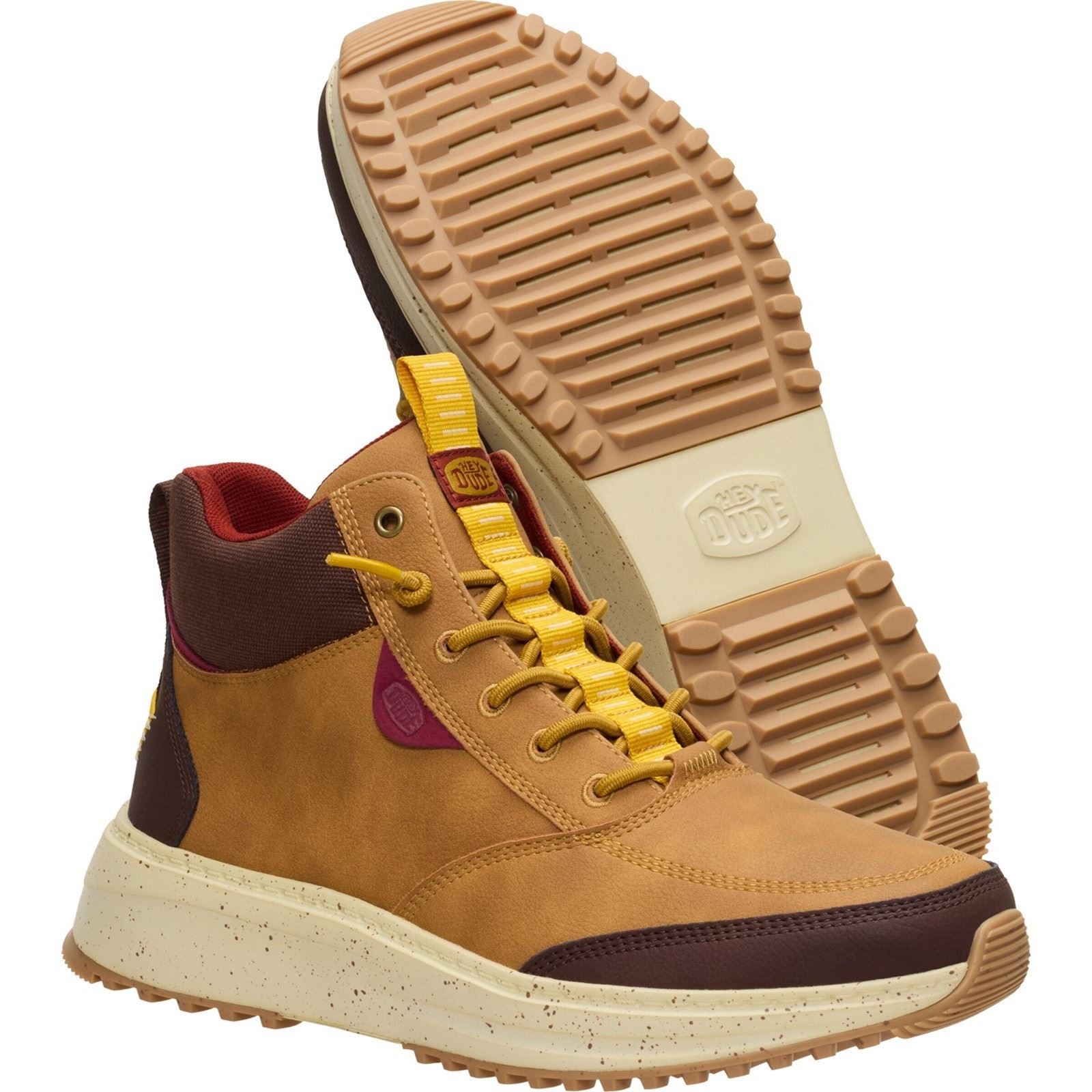 HEYDUDE Tahoe Classic Polyurethane Men's Wood Thrush/Multi Ankle Boots