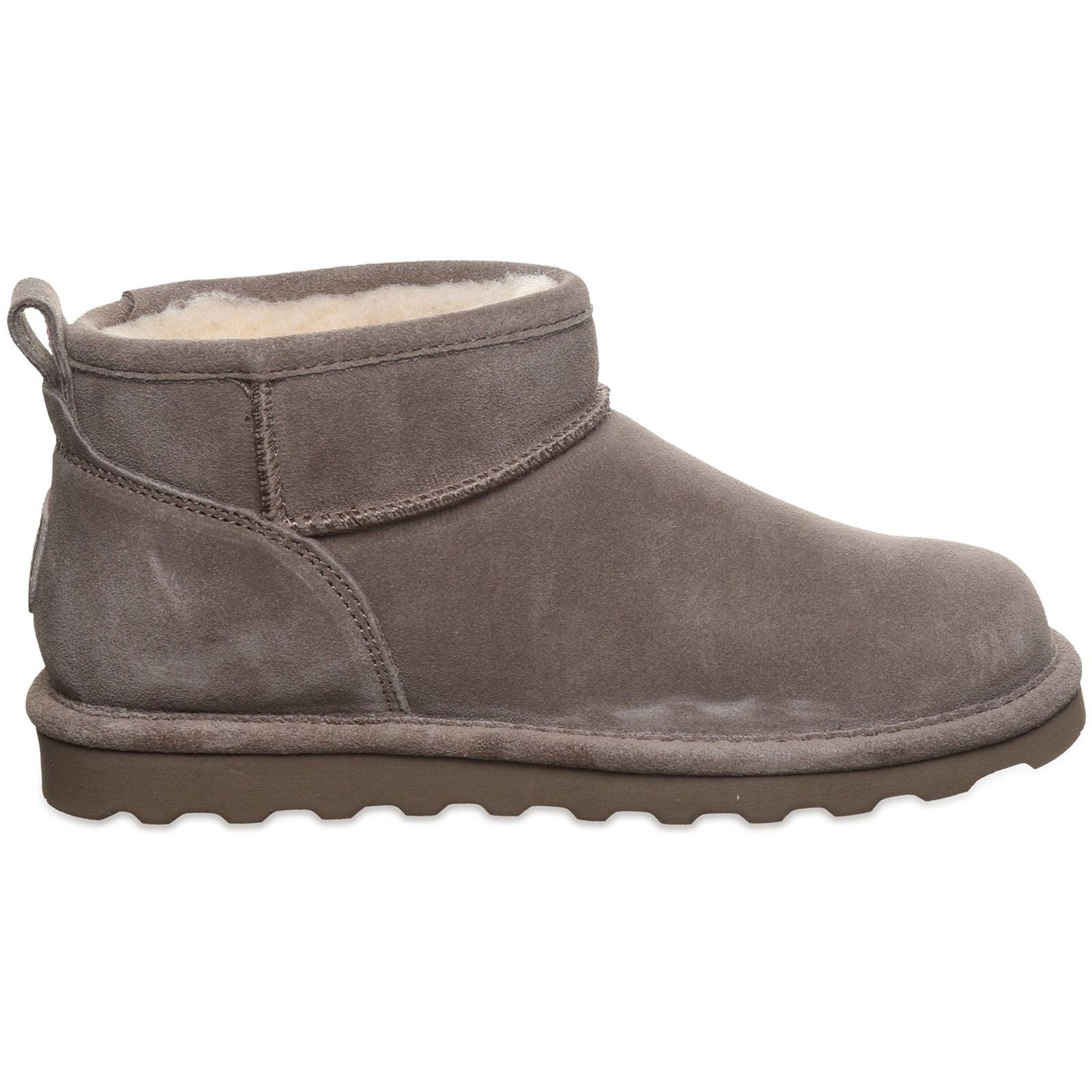 Bearpaw Shorty Suede Women's Morel Winter Ankle Boots
