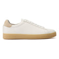 Clae Bradley Leather Men's White/Natural Gum Trainers