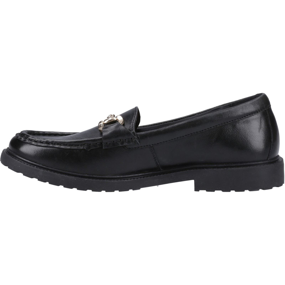 Hush Puppies Verity Snaffle Leather Women's Black Loafers