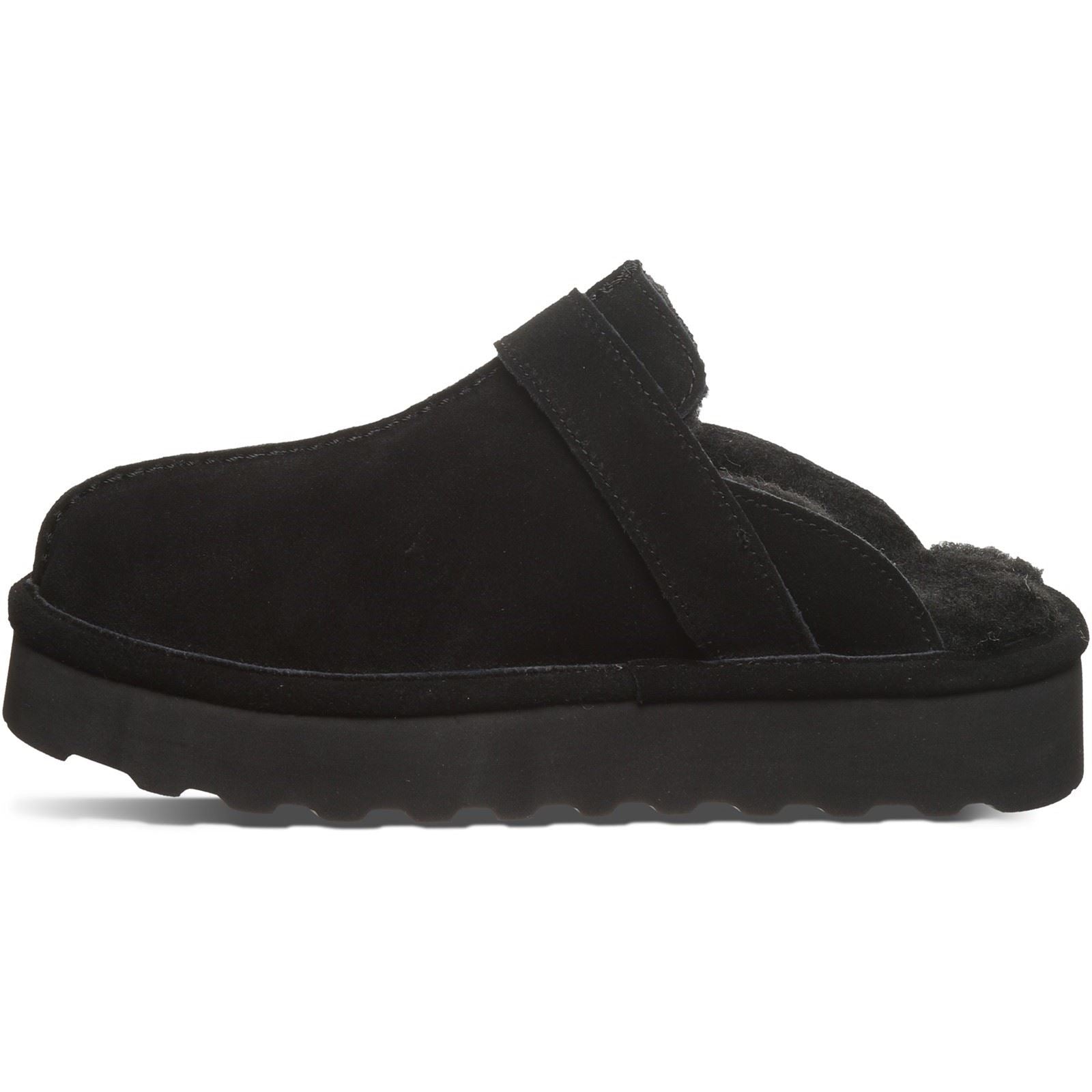 Bearpaw Moxie Suede Women's Black Slippers