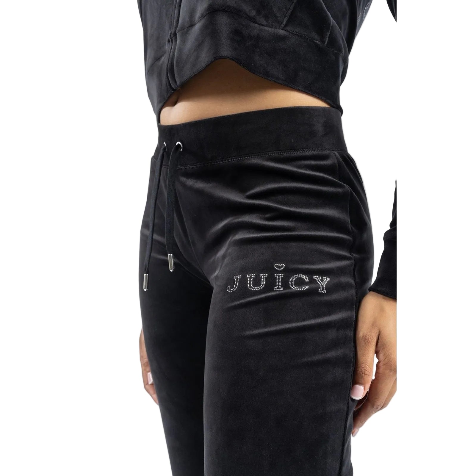 Juicy Couture Regal Lisa Polyester Women's Black Track Pants