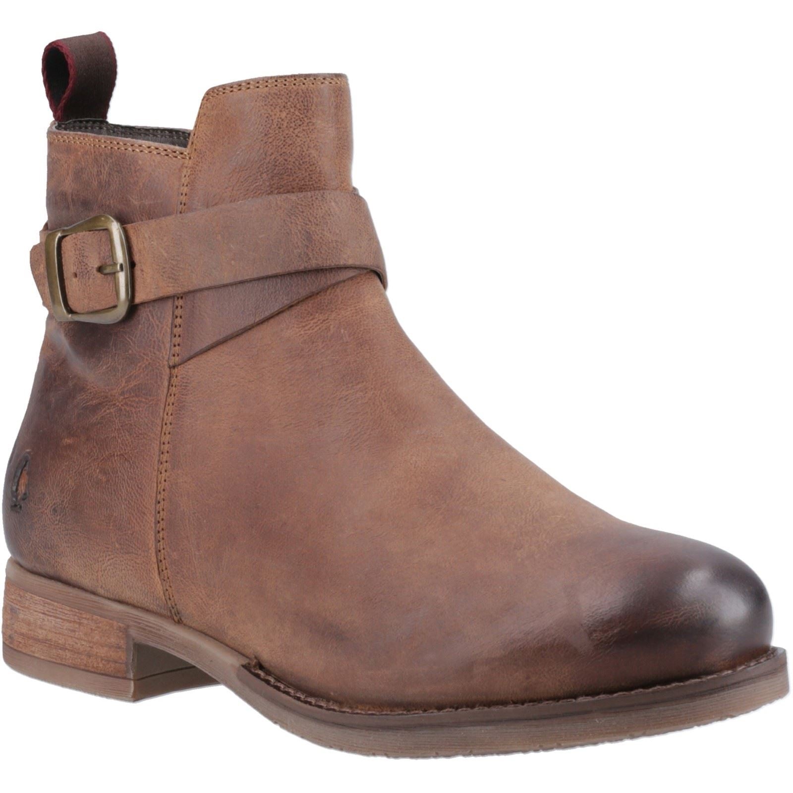 Hush Puppies Elise Leather Women's Brown Boots