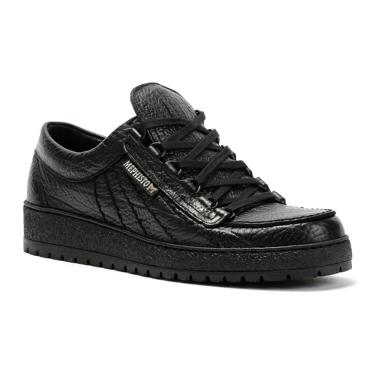 Mephisto Rainbow Mamouth 714 Leather Men's Black Shoes