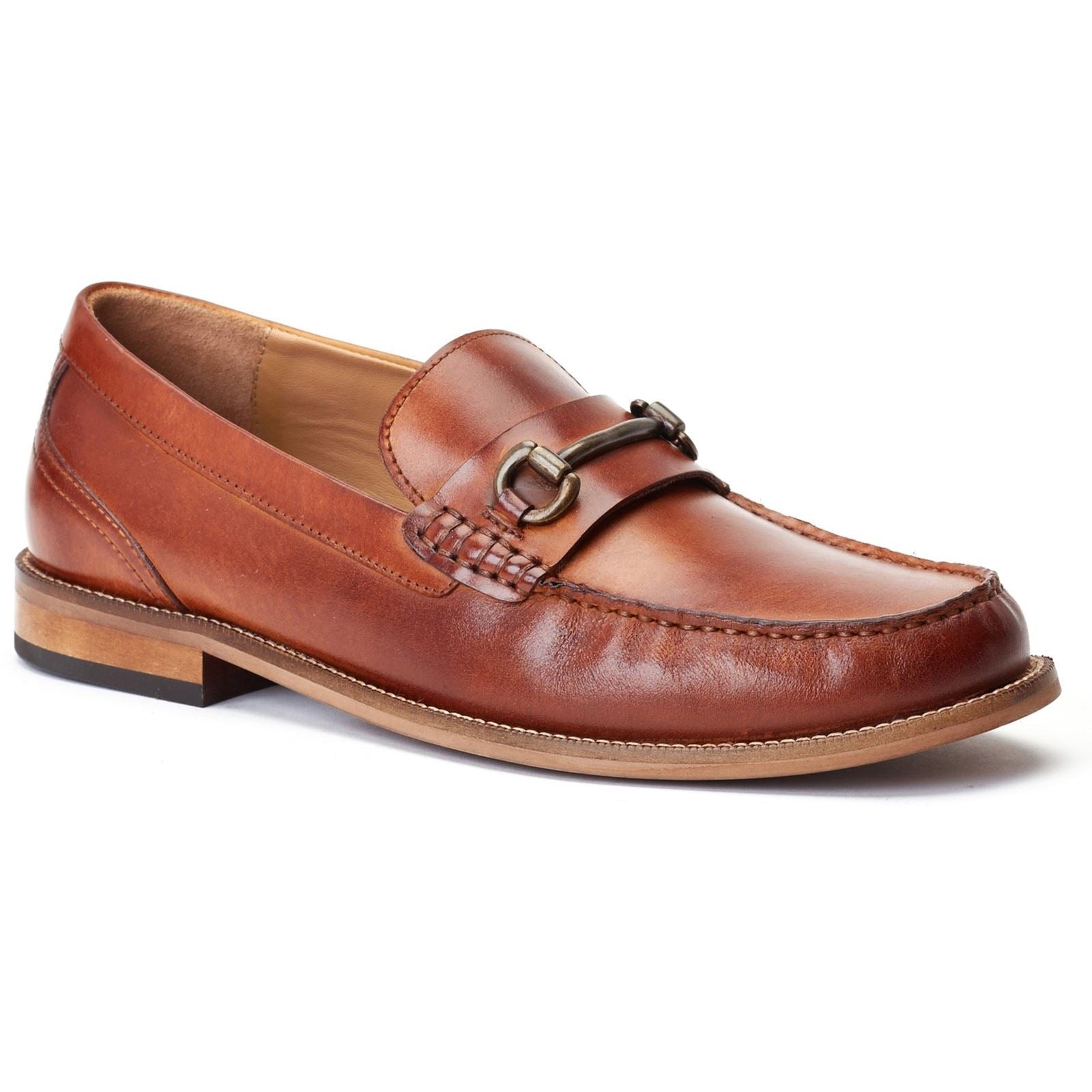 Base London Madison Leather Men's Tan Loafers