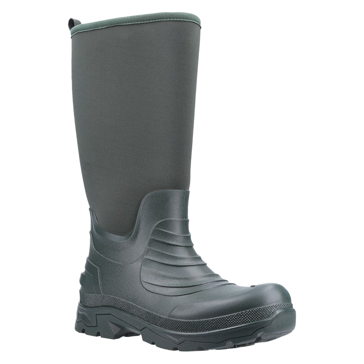 Cotswold Kenwood Synthetic Green Wellington Boots