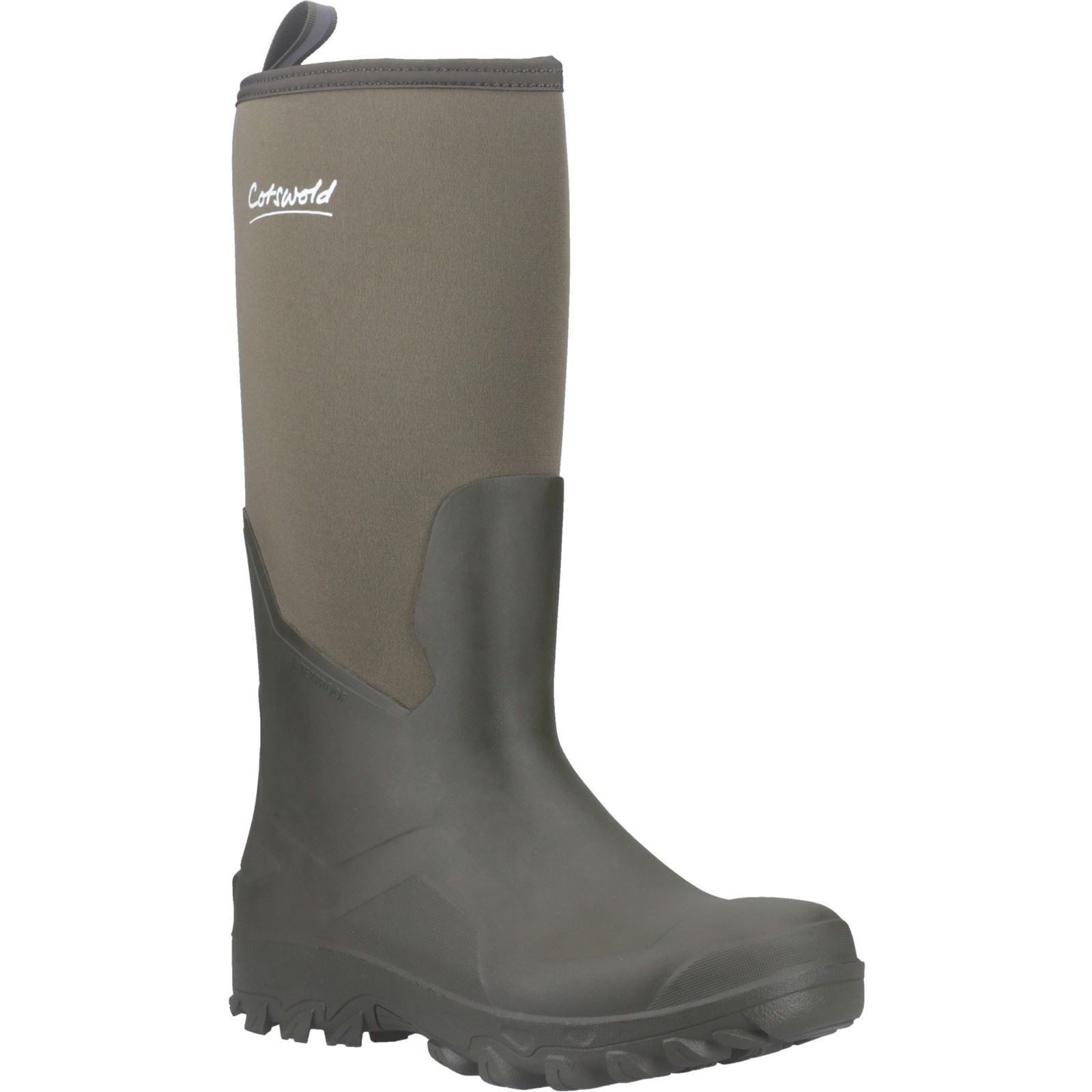 Cotswold Nailsworth Rubber Green Wellington Boots