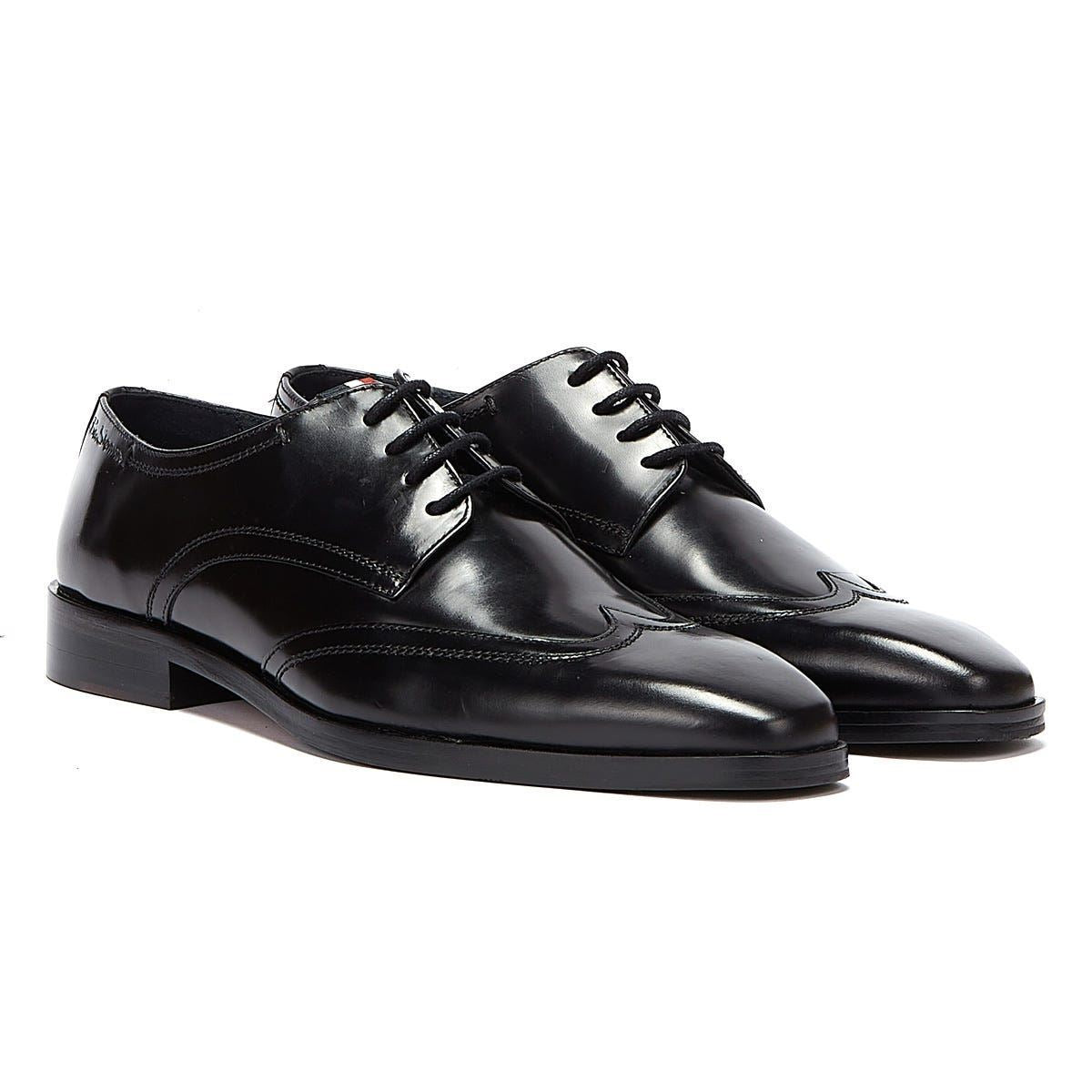 Ben Sherman Kingston Derby Mens Black Shoes