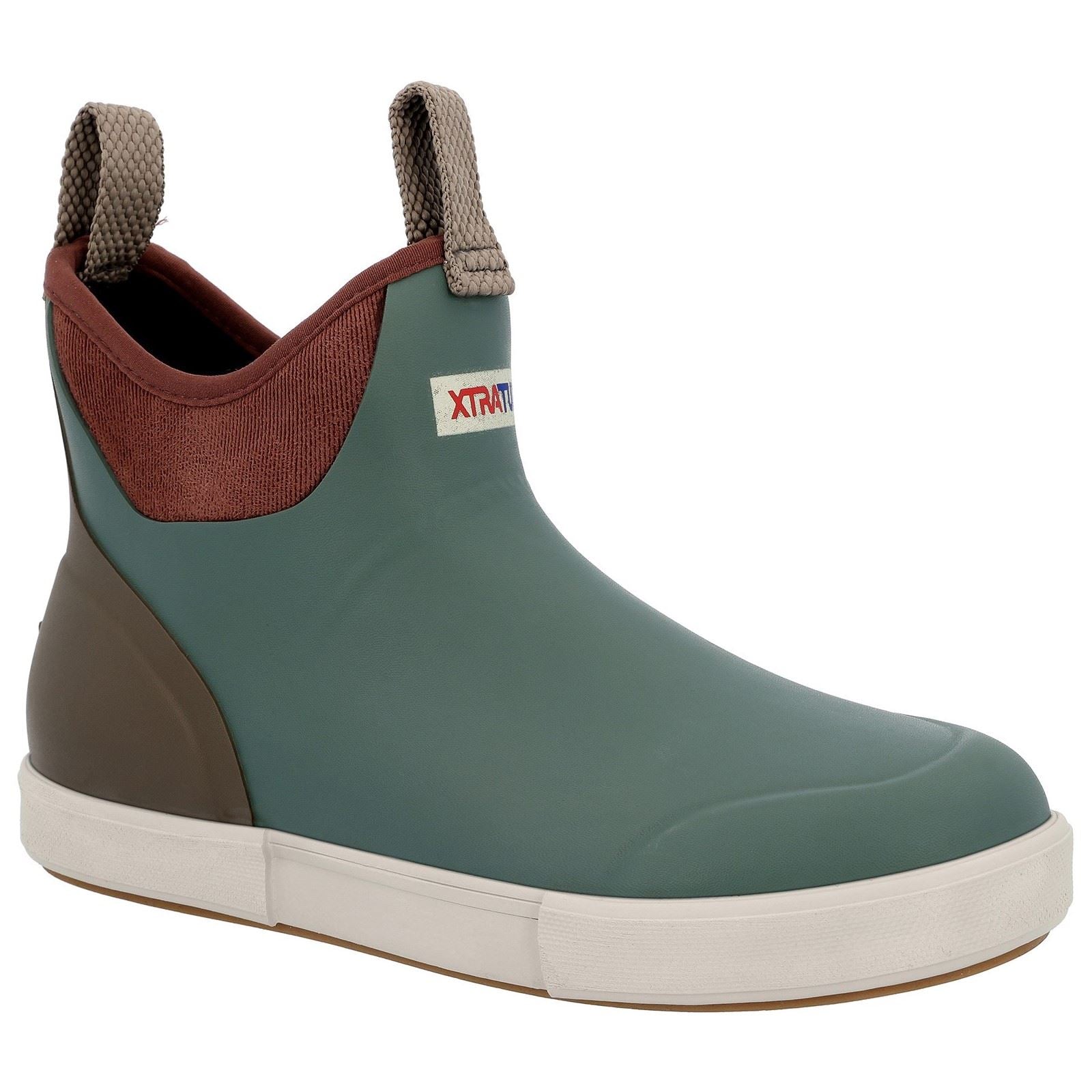 Xtratuf Ankle Deck Vintage Rubber Vintage Sage Wellington Boots