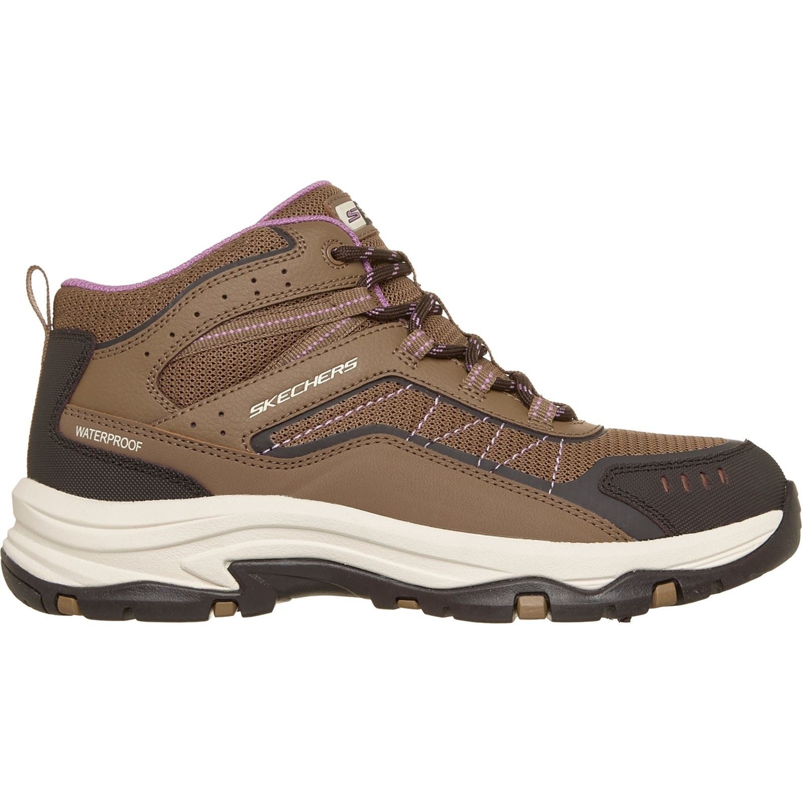 Skechers Trego Ashaway Leather Women's Tan/Brown Hiking Boots