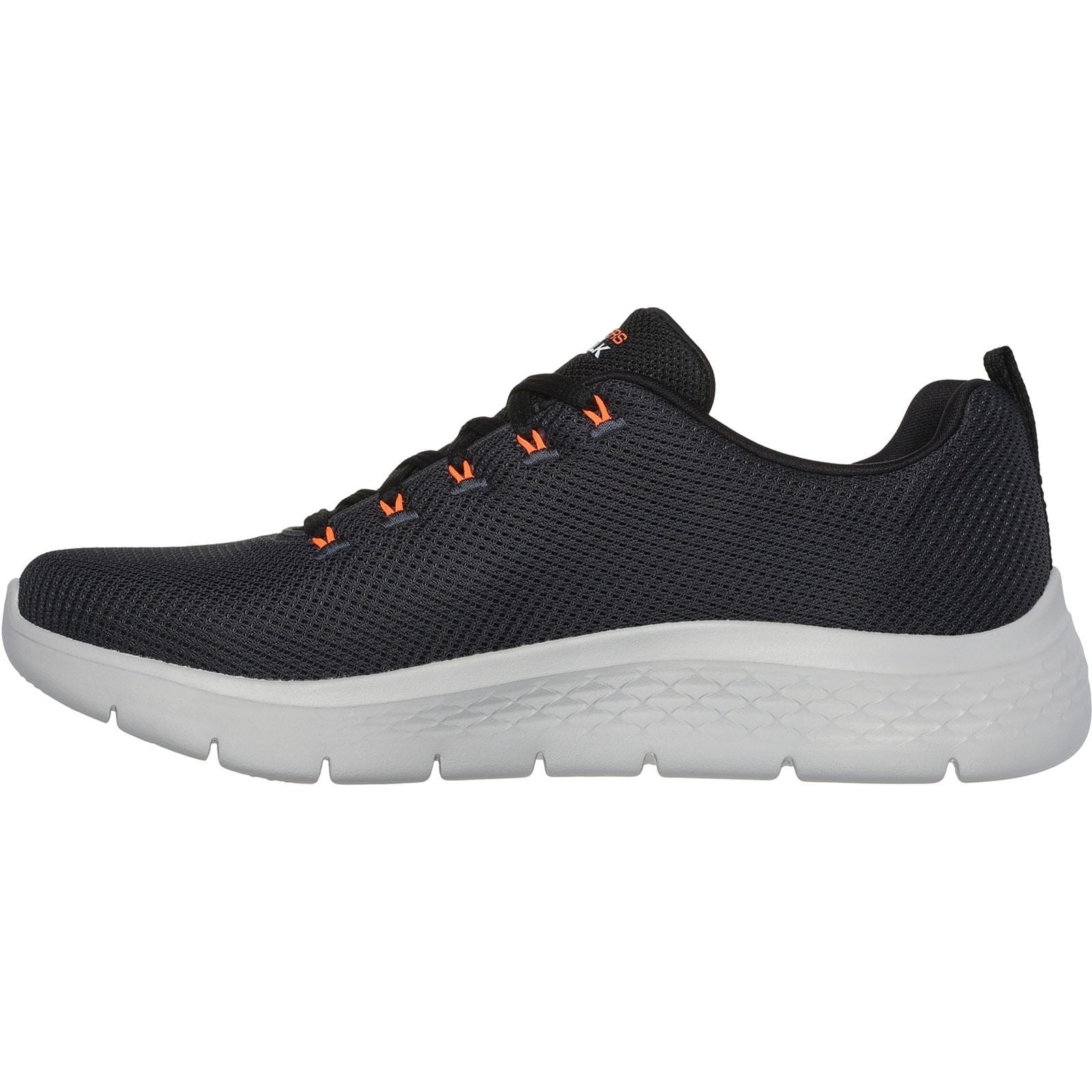 Skechers GO WALK Flex Vespid Textile Men's Charcoal/Black Trainers