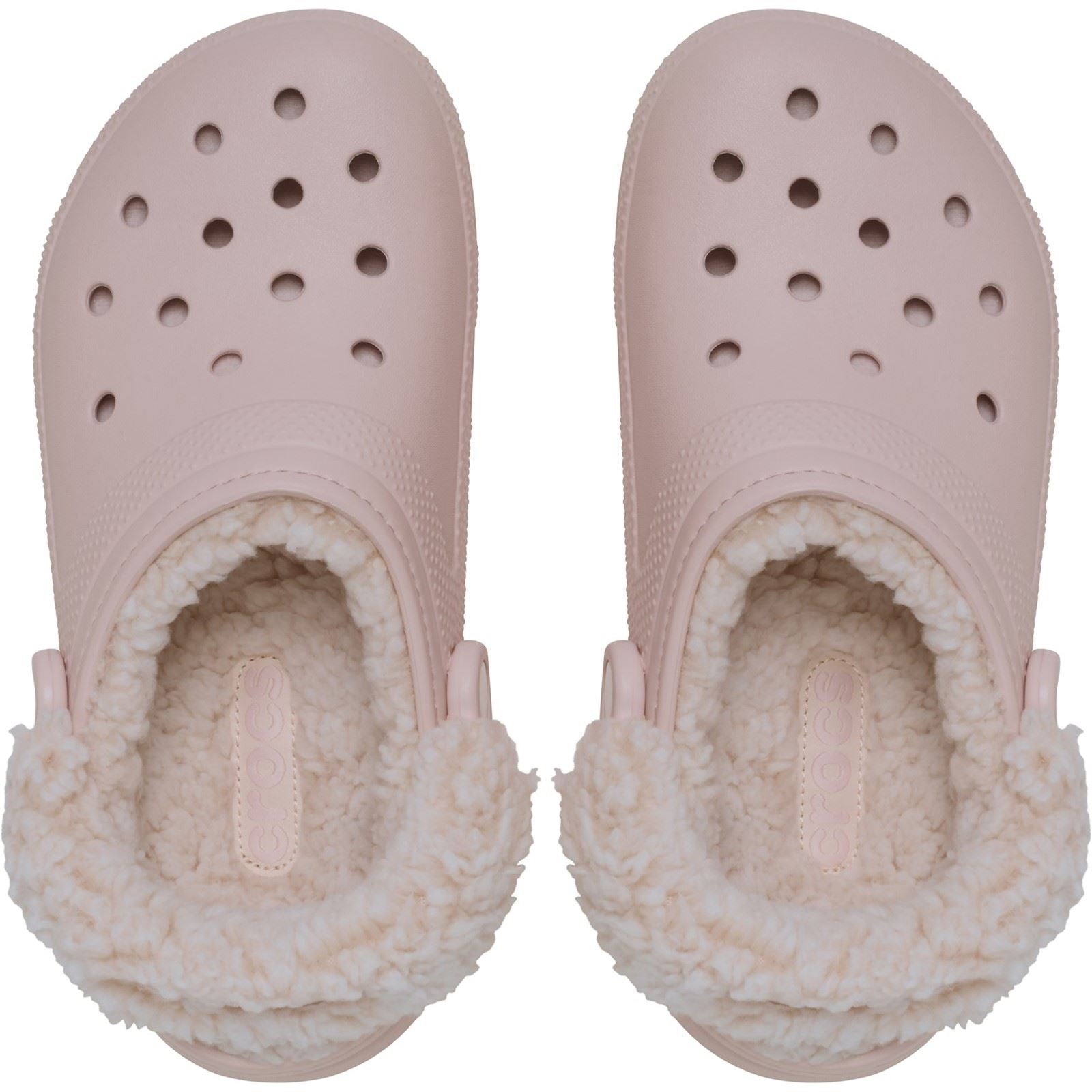 Crocs Classic Fleece Lined Polyester Blend Women's Quartz Clogs