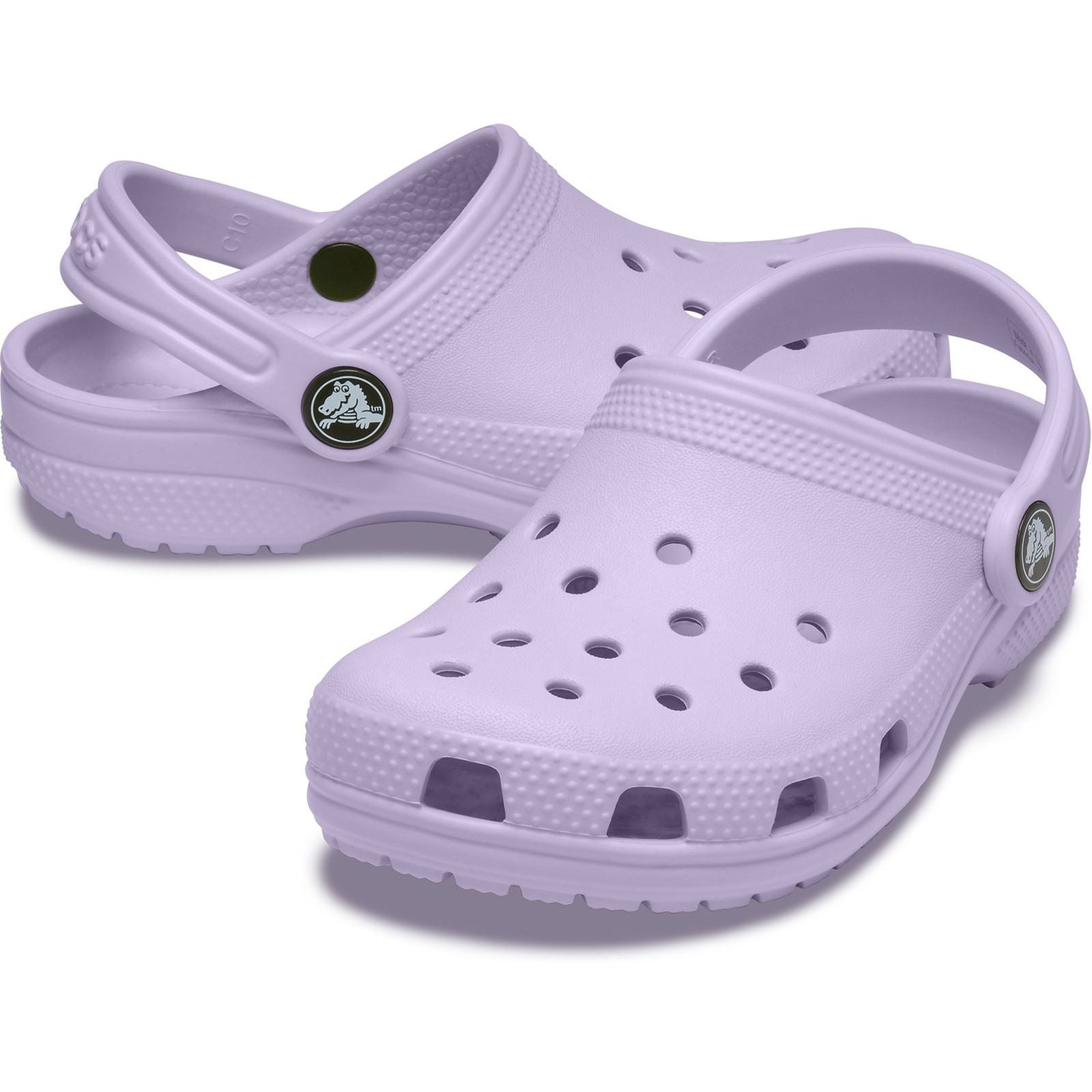 Crocs Classic Toddler EVA Unisex Kid's Lavender Clogs