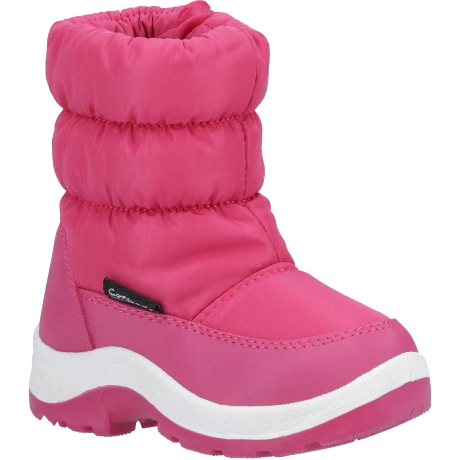 Cotswold Tirely Textile Pink Wellington Boots