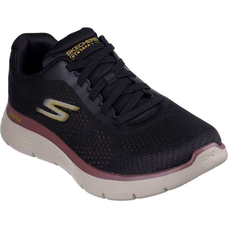 Skechers GO WALK Flex Textile Men's Black/Multi Trainers