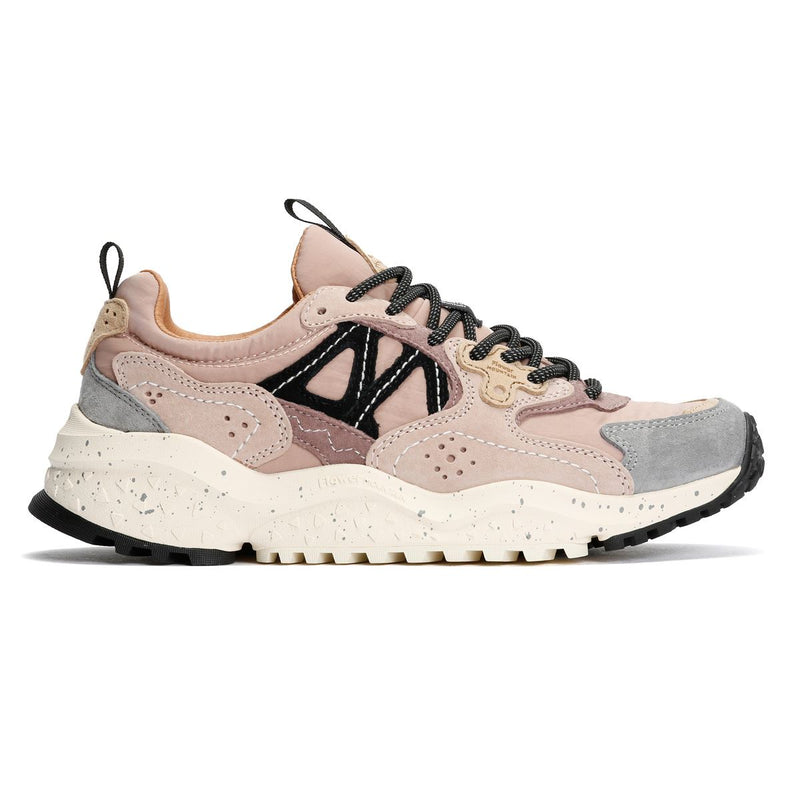 Flower Mountain Solin Women's Suede/Nylon Grey/Soft Pink Trainers