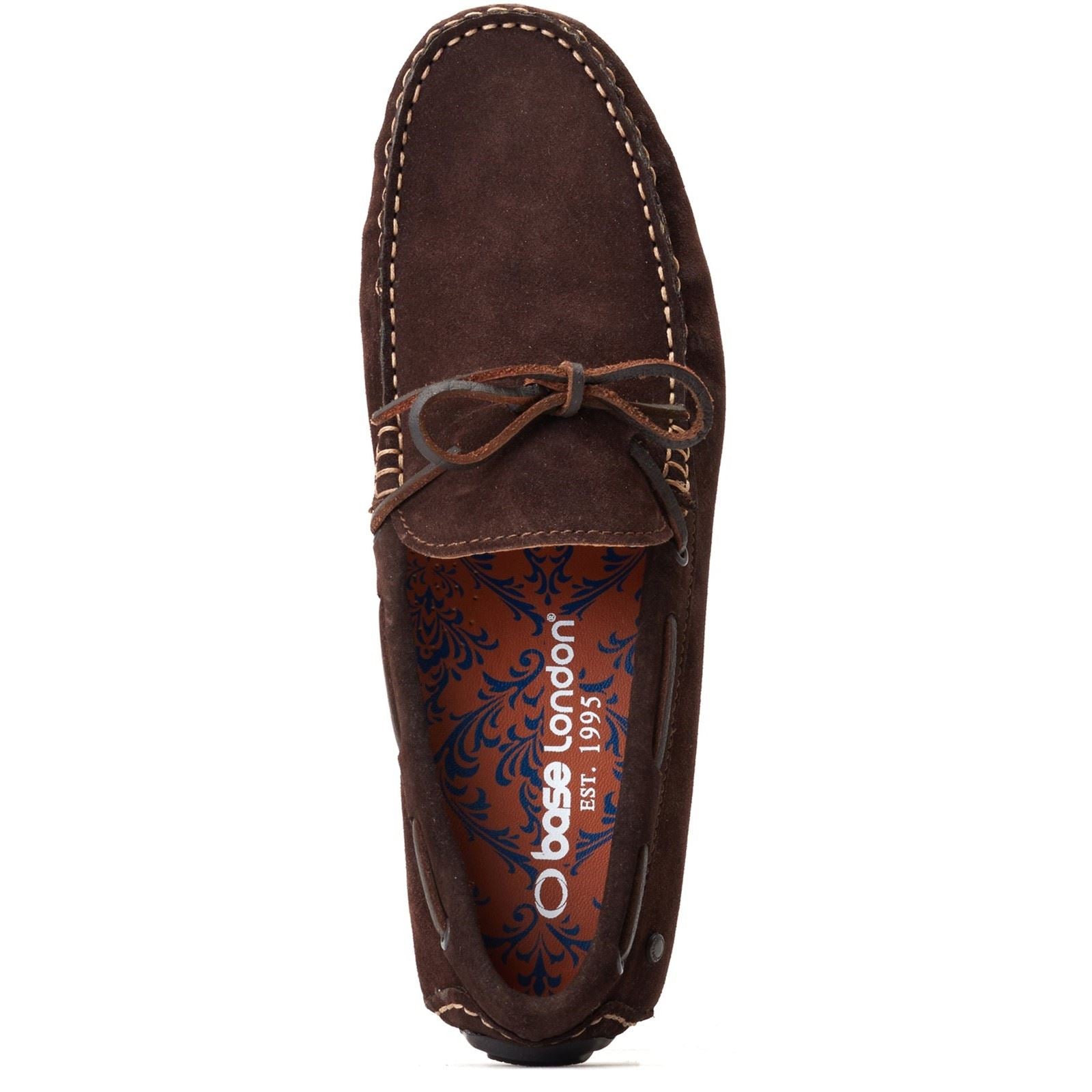 Base London Brooks Leather Men's Burnt Brown Standard Loafers