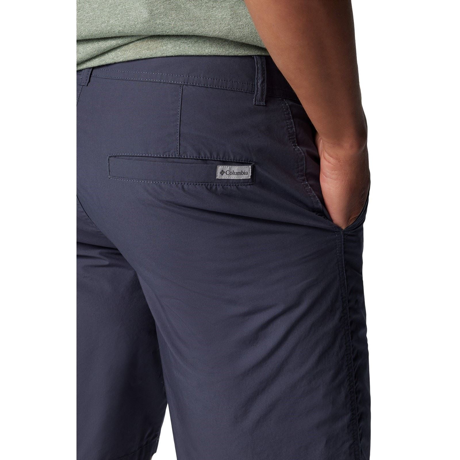 Columbia Washed Out Cotton Men's Blue Knee-Length Shorts
