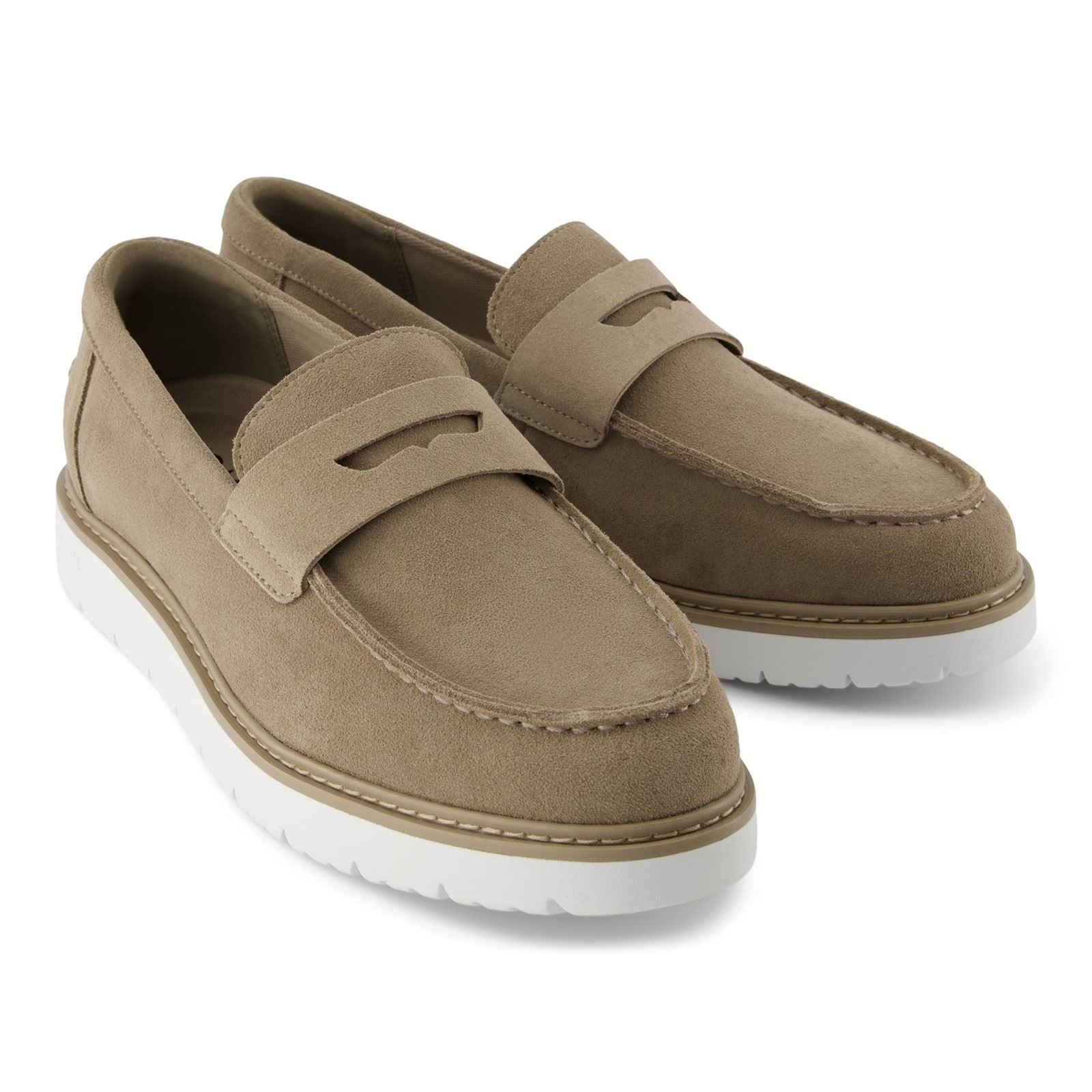 TOMS Navi TRVL LITE Havana Leather Men's Dune Loafers