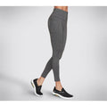 Skechers Performance GOWALK Wear High Waisted Nylon Women's Grey Sports Leggings