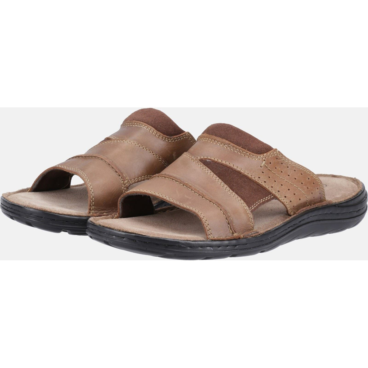 Hush Puppies Archer Leather Men's Brown Sandals