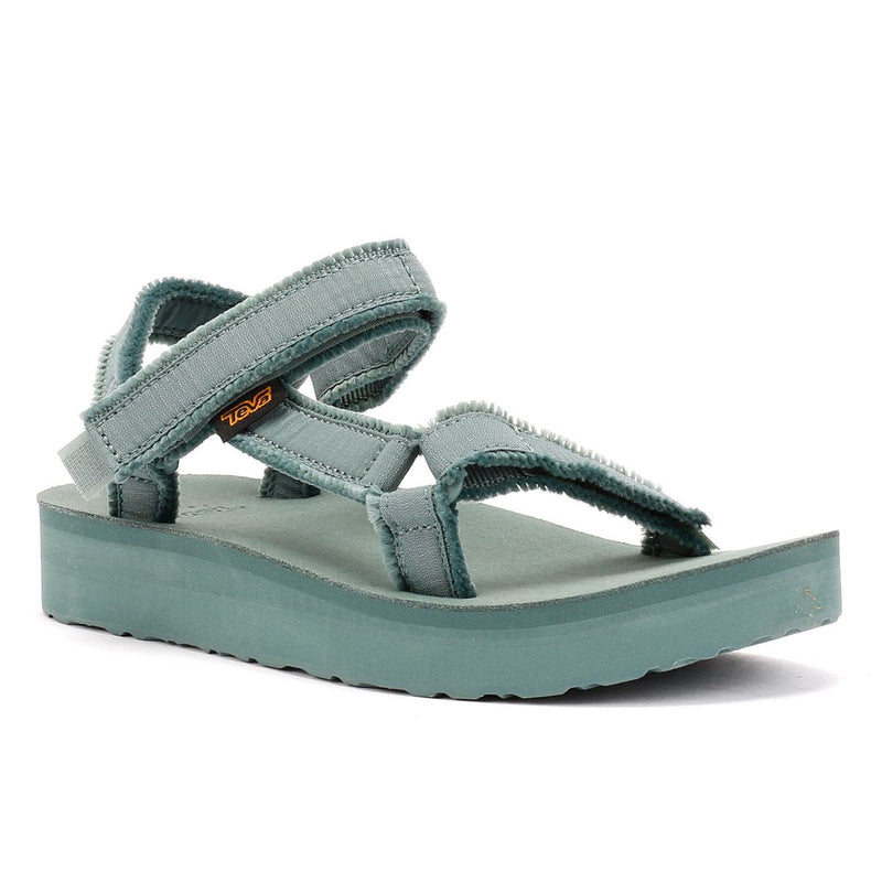 Teva Midform Universal Canvas Women's Silver Pine Sandals