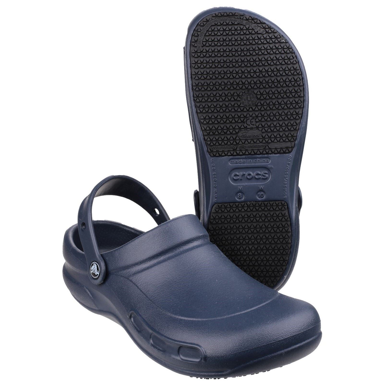 Crocs Bistro Synthetic Navy Clogs