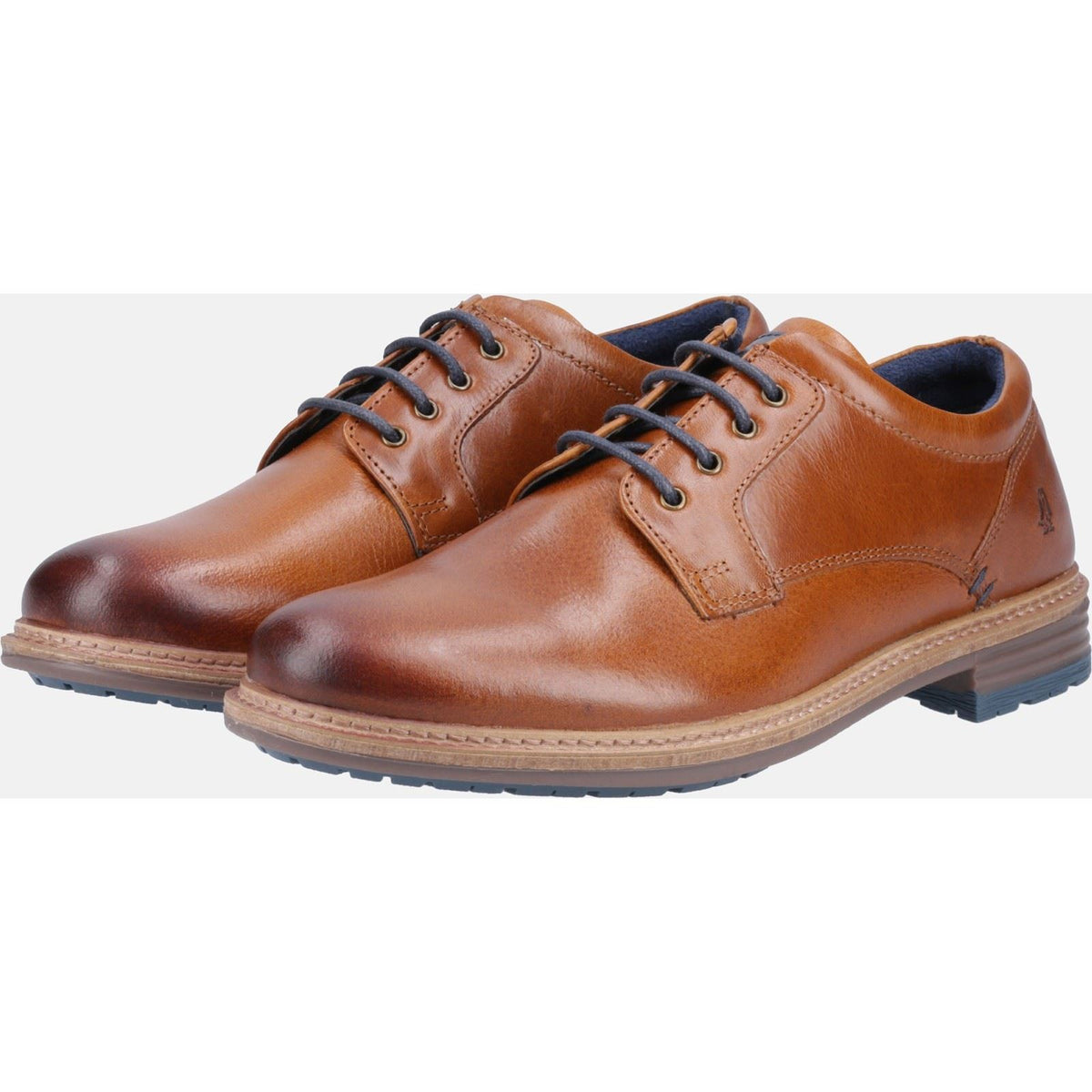 Hush Puppies Julian Leather Men's Tan Lace-Up Shoes