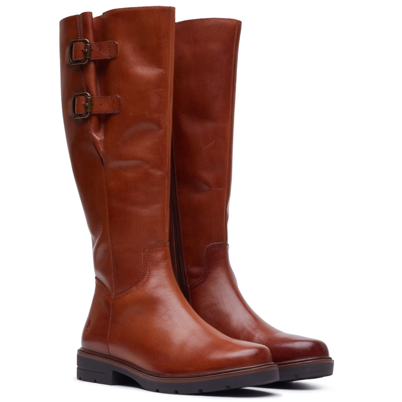 Hush Puppies Tallulah Leather Women's Tan Boots